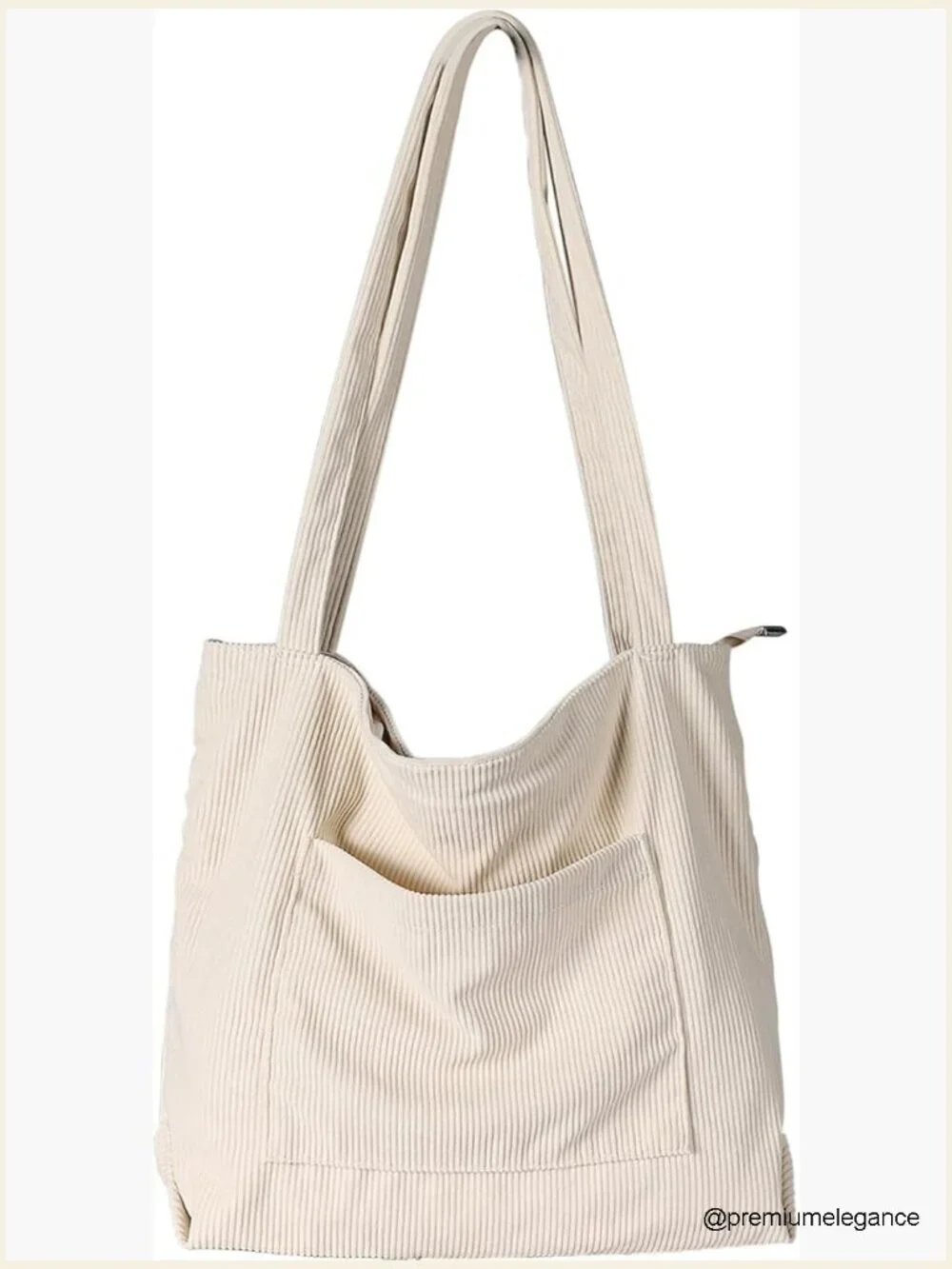 Large Corduroy Tote Bag, Shoulder Hobo Handbag, Big Capacity Work Shopping Bag